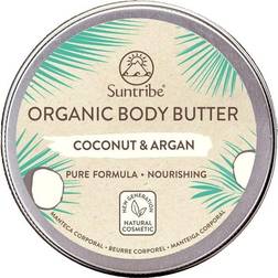 Suntribe Organic Body Butter Coconut & Argan Intense Moisture Body Butter For Dry Skin 150ml