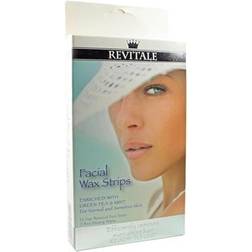 Revitale Facial Wax Strips 12's For Normal & Sensitive Skin 5-pack