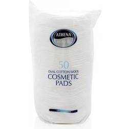 Athena Oval Cotton Cosmetic Pads 50 pcs