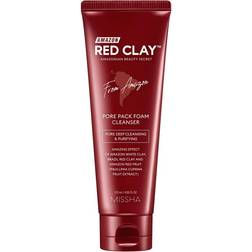 Missha Amazon Red Clay Pore Pack Foam Cleanser 120ml