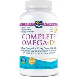 Nordic Naturals Complete Omega-D3 565mg Lemon 120 softgels 120 st