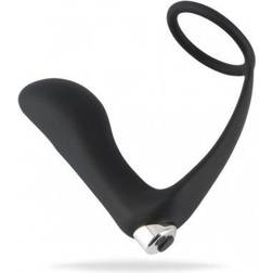 You2Toys Black Velvets Penisring med Anal Vibrator