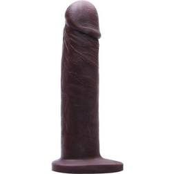 Tantus Realistic Dildo Vibrator With relief Silicone Dark brown