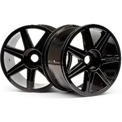 Wittmax HPI 7 Spoke Black Chrome Trophy Truggy Wheel