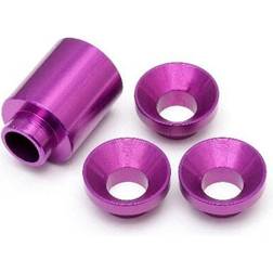 HPI Racing Spacer Set For Clutch Bell Holder (Purple)