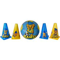 SportMe Bamse Fodboldsæt med 4 Kegler