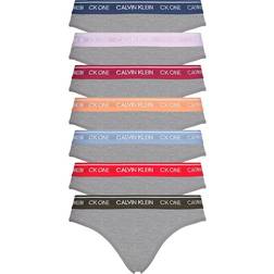 Calvin Klein CK One Bikini Briefs 7-pack - Grey Heather/Colour Wb