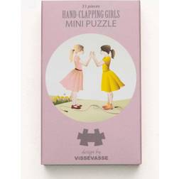 Vissevasse Hand-Clapping Girls Mini Puzzle 31 Pieces