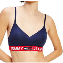 Tommy Hilfiger Lightly Padded Logo Bralette - Desert Sky