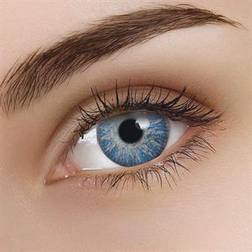 24.se Farvede Linser Flash Glam Blå
