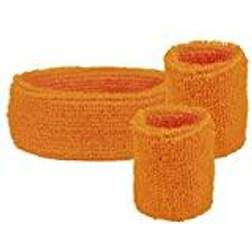 Boland 01896 3 sweatbands, Orange, One Size