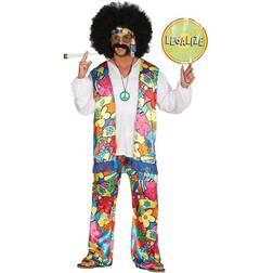 Fiestas Guirca Hippie Rainbow Kostume Large