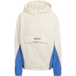 adidas Retro Luxury Hoodie - Wonder White/Blue Bird