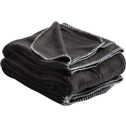 Nightingale Fleece Tæppe Sort (170x130cm)