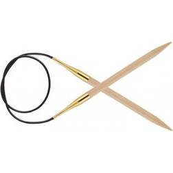 Knitpro 60 cm x 9 mm Basix Fixed Circular Needles, Birch