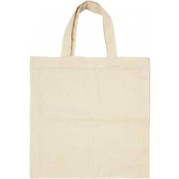 Creativ Company Shopping Bag, size 27,5x30 cm, 135 g, light natural, 5 pc/ 1 pack