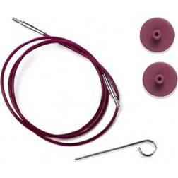 Knitpro KP10505 126cm Single Cable to make 150cm Interchangeable Needle, Purple