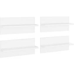 vidaXL - Estantería de Pared 40cm 4pcs