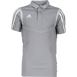 adidas Tiro 19 Cotton Polo Shirt Kids - Grey/White