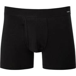 Calida Cotton Code With Fly Boxer Brief - Black