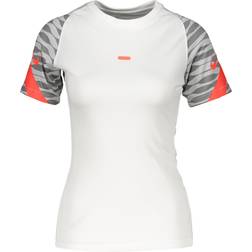 Nike Dri-FIT Strike Short-Sleeve T-shirt Women - White/Black/Bright Crimson