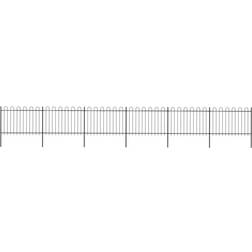 vidaXL Garden Fence with Hoop Top 1020x170cm