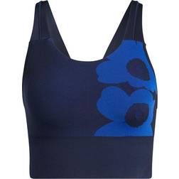 adidas Marimekko Aeroknit Long Line Bra - Legend Ink