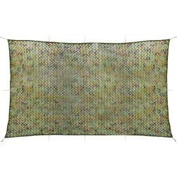 vidaXL Camouflage Net with Storage Bag 2x7 Green