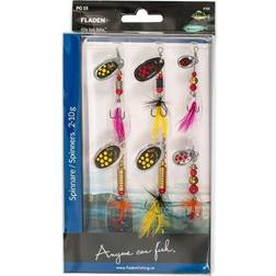 Fladen Fishing spinnere 6-12 g 6 stk