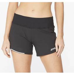 2XU Aero 4in träningsshorts BLACK/SILVER REFLECTIVE