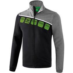 Erima utomhusjacka 5-C polyester svart/grå storlek