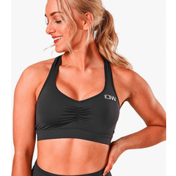 ICANIWILL Scrunch Sports Bra Anthracite Wmn