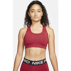 Nike Dri-FIT Swoosh-sports-bh uden indlæg og med støtte