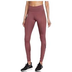 Nike Swoosh Run Tight 7/8 Red Female