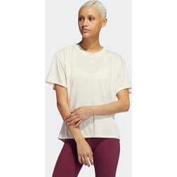 Adidas Training 3S Aeroready Tee Wonder White Female