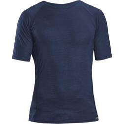 Gripgrab Merino Polyfibre Short Sleeve Base - Navy