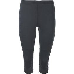 Endurance Mahana 3/4 Run Tights - Black