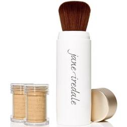 Jane Iredale Amazing Base Loose Mineral Powder Refillable Brush + 2 Refills SPF20 Golden Glow