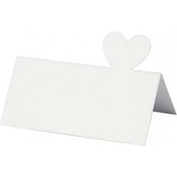 Happy Moments Place Cards, size 8x8,5 mm, 120 g, white, 20 pc/ 1 pack