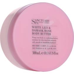 Sanctuary Spa Sanctuary White Lily Damask Rose body butter 300ml