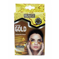 Beauty Formulas Gold Gel Øjenmaske 6 par
