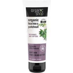 Organic Shop Organic Tea Tree &amp; Patchouli Foot Cream Butter 75ml