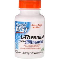 Doctor's Best Doctor's Best L-Theanine with Suntheanine, 150mg 90 vcaps 90 stk