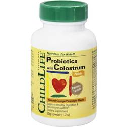 ChildLife, Probiotics with Colostrum Powder, Orange/Pineapple Flavour