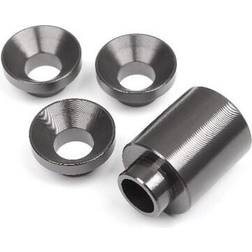 HPI Racing Spacer Set For Clutch Bell Holder (Gunmetal)