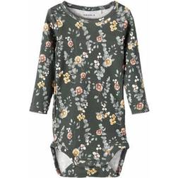 Name It All Over Printed Romper - Green/Climbing Ivy (13200648)