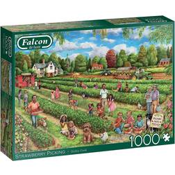 Jumbo Falcon De Luxe Strawberry Picking 1000 Pieces