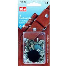 Prym 6-9 mm Tubular Rivets Silver