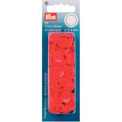 Prym Plasttryckknappar Color snaps Ø12,4 mm ljus röd 30 st