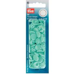 Prym Color Snaps Trykknapper Plast Rund Lys Turkis 12,4mm 30 stk